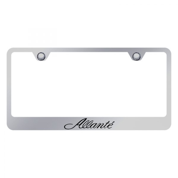 Autogold® - License Plate Frame with Laser Etched Allante Logo