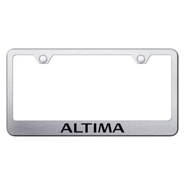 Autogold® - License Plate Frame with Laser Etched Altima Logo