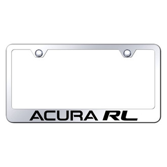 Autogold® - Chrome License Plate Frame with Laser Etched Acura RL Logo