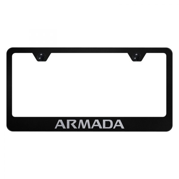 Autogold® - License Plate Frame with Laser Etched Armada Logo