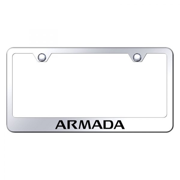 Autogold® - License Plate Frame with Laser Etched Armada Logo