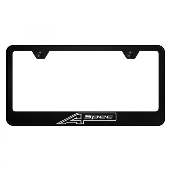 Autogold® - License Plate Frame with Laser Etched A Spec Logo