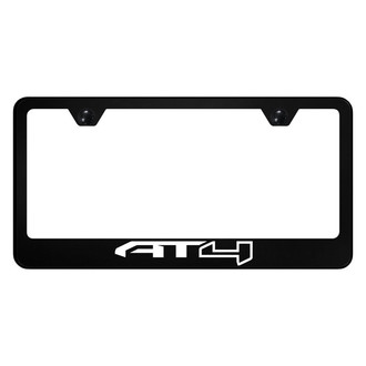 Autogold® - UV Printed Black License Plate Frame with AT4 Logo