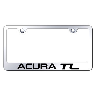 Autogold® - Chrome License Plate Frame with Laser Etched Acura TL Logo