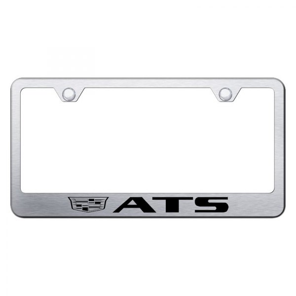 Autogold® - License Plate Frame with Laser Etched ATS New Logo