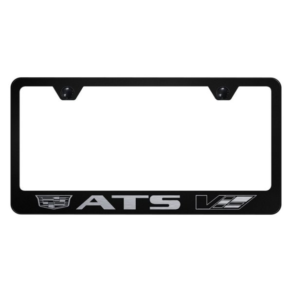 Autogold® - License Plate Frame with Laser Etched ATS-V New Logo