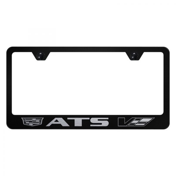 Autogold® - License Plate Frame with Laser Etched ATS-V New Logo