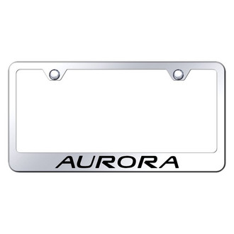 Autogold® - License Plate Frame with Laser Etched Aurora Logo