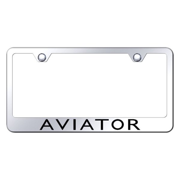 Autogold® - License Plate Frame with Laser Etched Aviator Logo