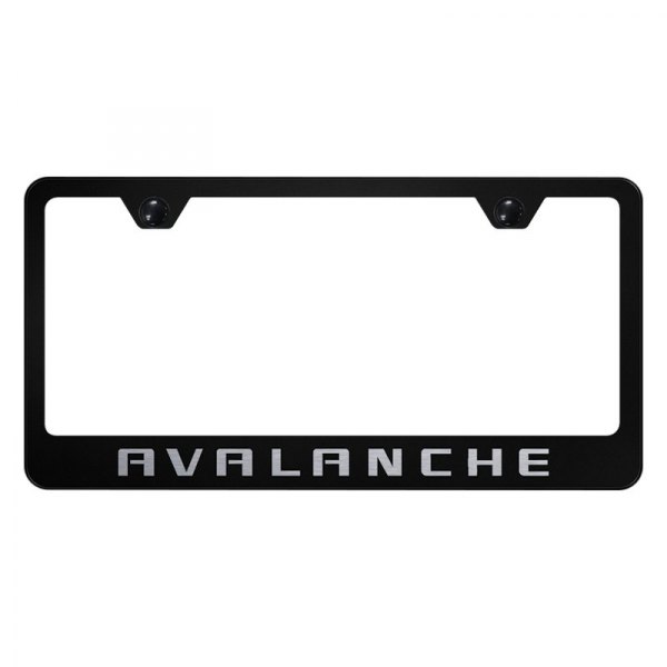 Autogold® - License Plate Frame with Laser Etched Avalanche Logo