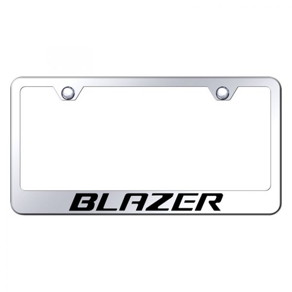 Autogold® - License Plate Frame with Laser Etched Blazer Logo