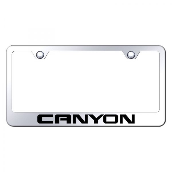 Autogold® - License Plate Frame with Laser Etched Canyon Logo