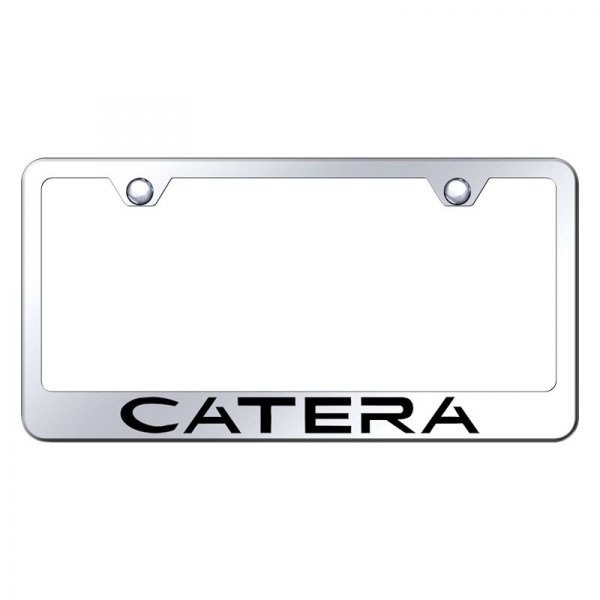 Autogold® - License Plate Frame with Laser Etched Catera Logo