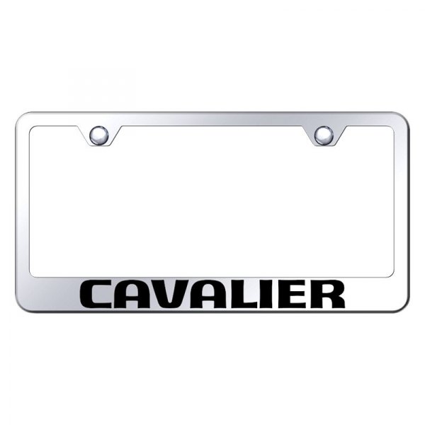 Autogold® - License Plate Frame with Laser Etched Cavalier Logo