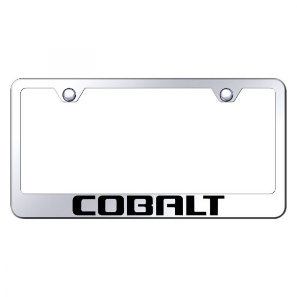 Autogold® - License Plate Frame with Laser Etched Cobalt Logo