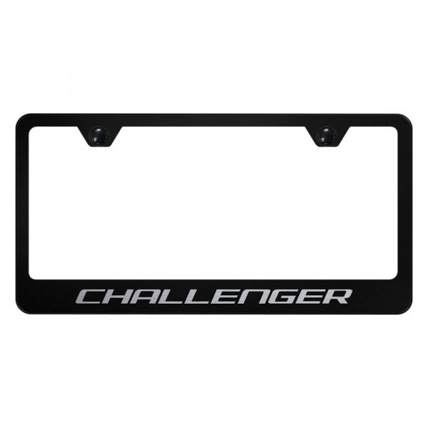 Autogold® - License Plate Frame with Laser Etched Challenger Logo