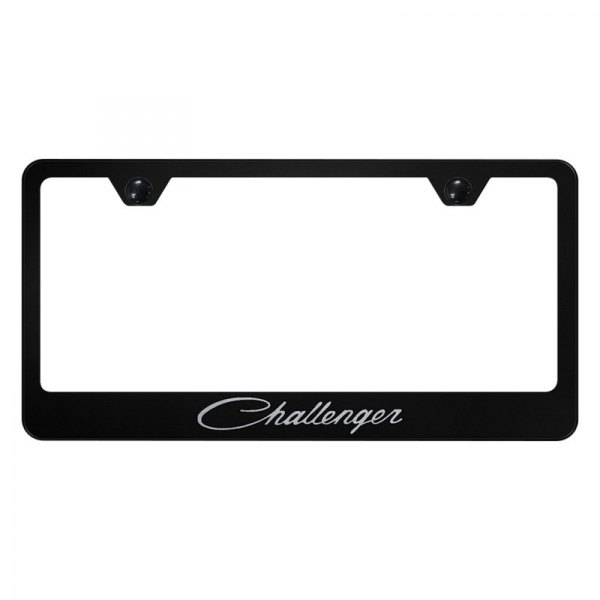 Autogold® - License Plate Frame with Laser Etched Challenger Classic Logo