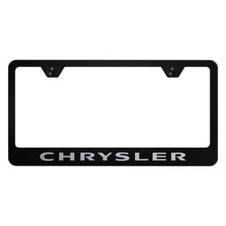 Autogold® - License Plate Frame with Laser Etched Chrysler Logo