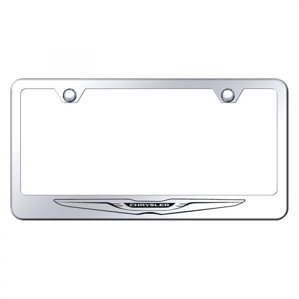 Autogold® - License Plate Frame with Laser Etched Chrysler Only Logo