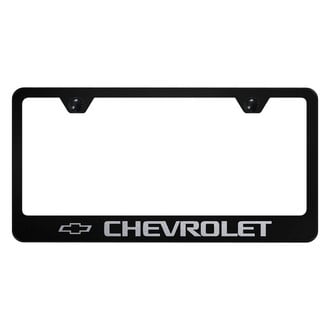 Autogold® - License Plate Frame with Laser Etched Chevrolet Logo