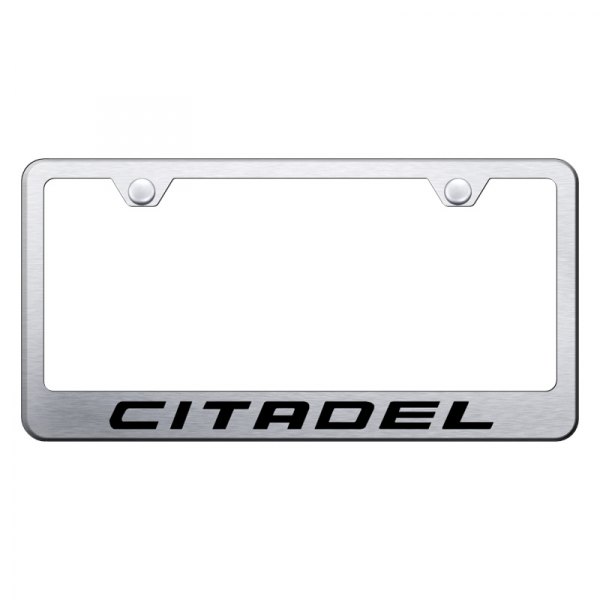 Autogold® - License Plate Frame with Laser Etched Citadel Logo