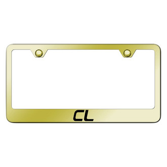 Autogold® - Gold License Plate Frame with Laser Etched CL Logo