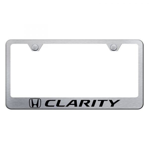 Autogold® - License Plate Frame with Laser Etched Clarity Logo