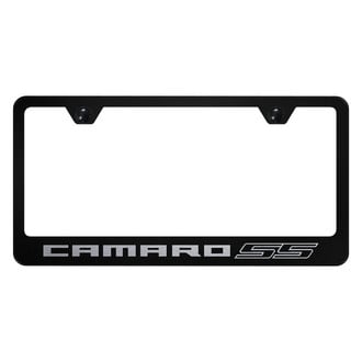 Autogold® - License Plate Frame with Laser Etched Camaro SS Logo