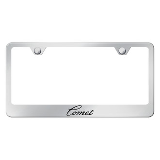 Autogold® - Chrome License Plate Frame with Laser Etched Comet Logo