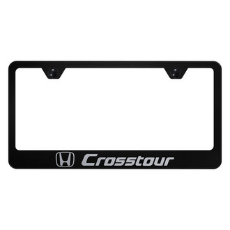Autogold® - License Plate Frame with Laser Etched CrossTour Logo