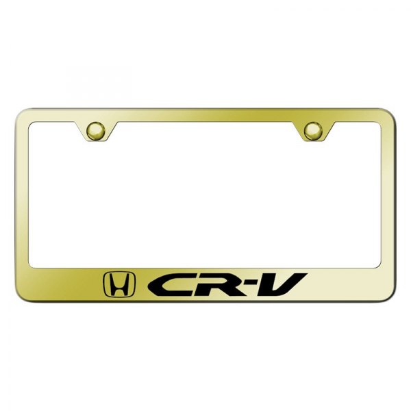 Autogold® - License Plate Frame with Laser Etched CR-V Logo