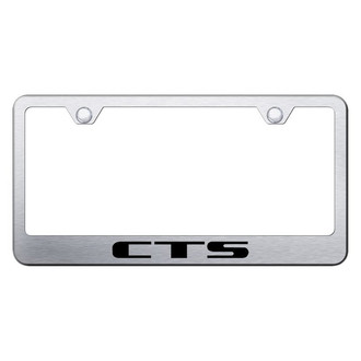 Autogold® - Brushed License Plate Frame with Laser Etched CTS Logo