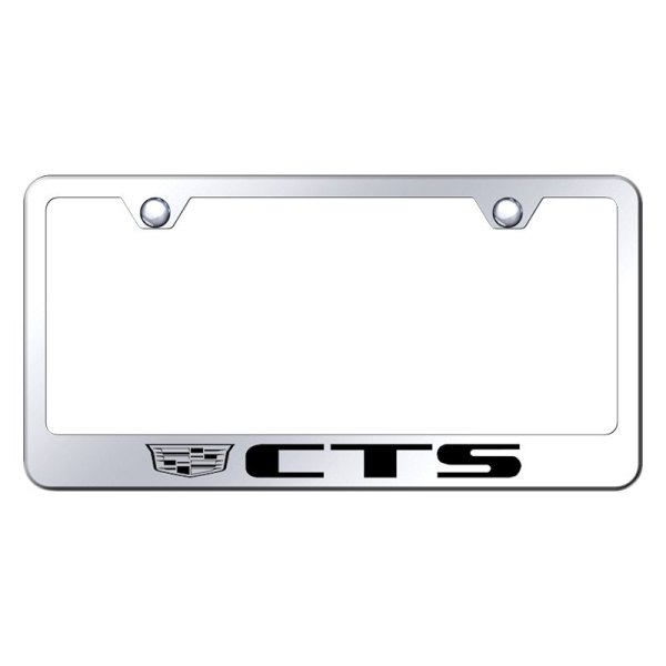 Autogold® - License Plate Frame with Laser Etched CTS New Logo