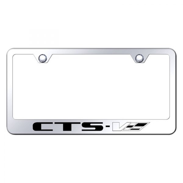 Autogold® - License Plate Frame with Laser Etched CTS-V Logo