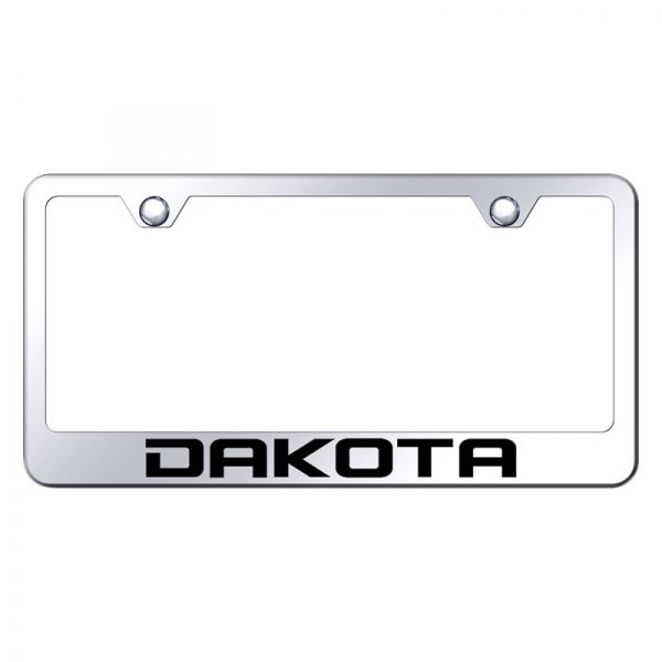 Autogold® - License Plate Frame with Laser Etched Dakota Logo