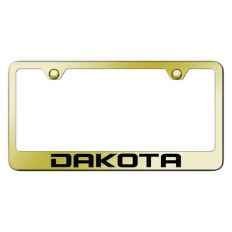 Autogold® - Gold License Plate Frame with Laser Etched Dakota Logo