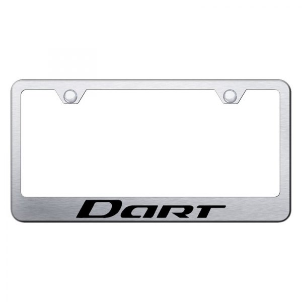 Autogold® - License Plate Frame with Laser Etched Dart Logo