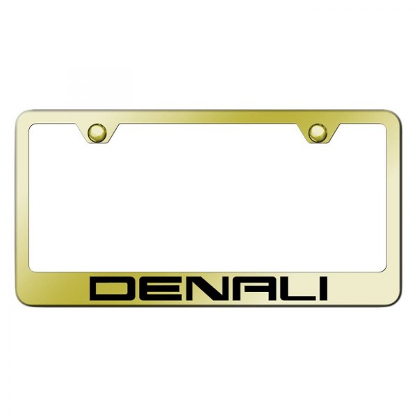 Autogold® - License Plate Frame with Laser Etched Denali Logo