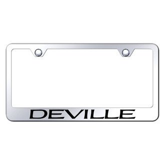 Autogold® - License Plate Frame with Laser Etched Deville Logo