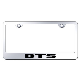 Autogold® - Chrome License Plate Frame with Laser Etched DTS Logo
