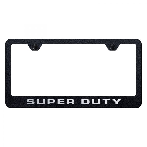 Autogold® - License Plate Frame with Laser Etched Super Duty Logo
