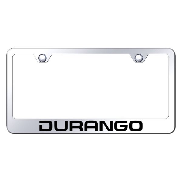Autogold® - License Plate Frame with Laser Etched Durango Logo