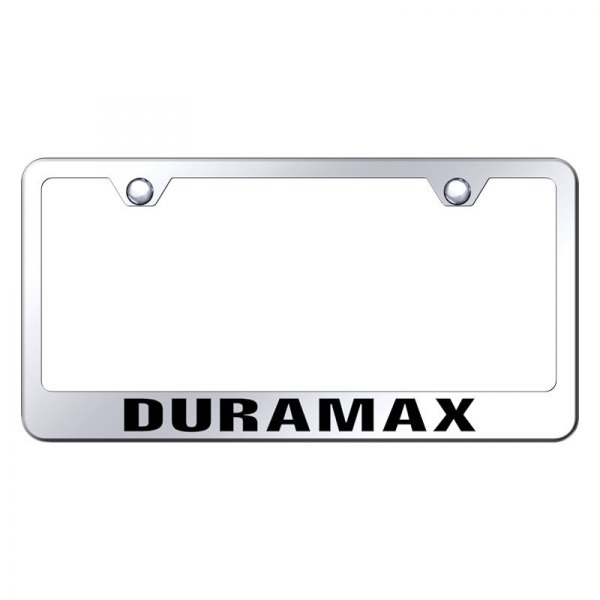 Autogold® - License Plate Frame with Laser Etched Duramax Logo