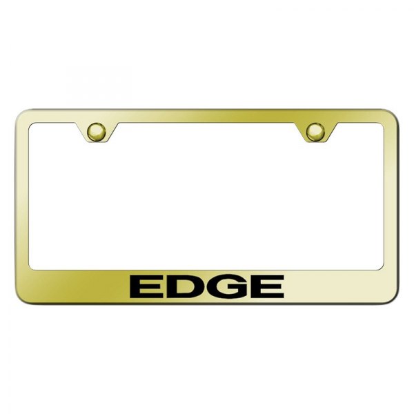 Autogold® - License Plate Frame with Laser Etched Edge Logo