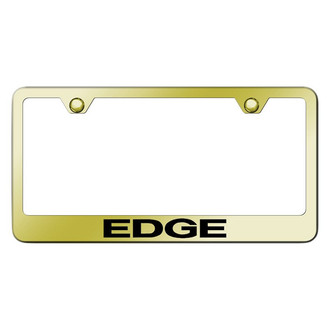 Autogold® - Gold License Plate Frame with Laser Etched Edge Logo