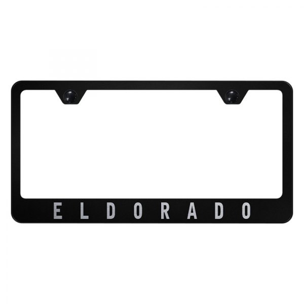 Autogold® - License Plate Frame with Laser Etched Eldorado Logo
