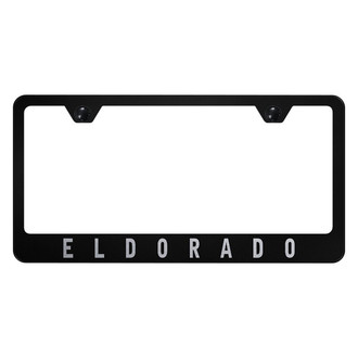Autogold® - License Plate Frame with Laser Etched Eldorado Logo