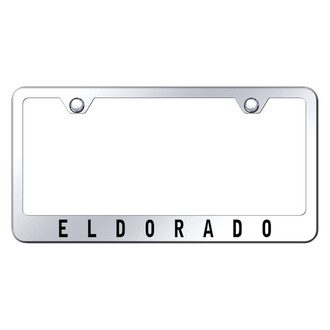 Autogold® - Chrome License Plate Frame with Laser Etched Eldorado Logo