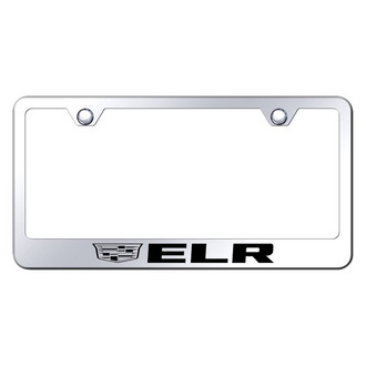 Autogold® - Chrome License Plate Frame with Laser Etched ELR New Logo