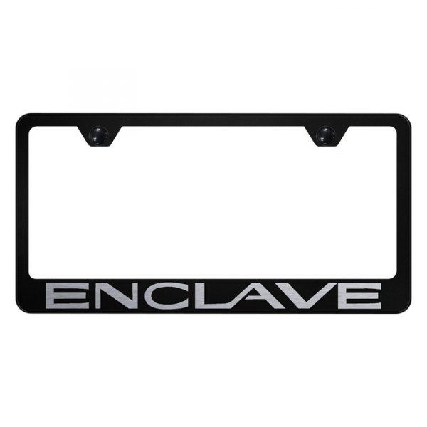 Autogold® - License Plate Frame with Laser Etched Enclave Logo